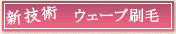 ウェーブ刷毛