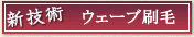 ウェーブ刷毛